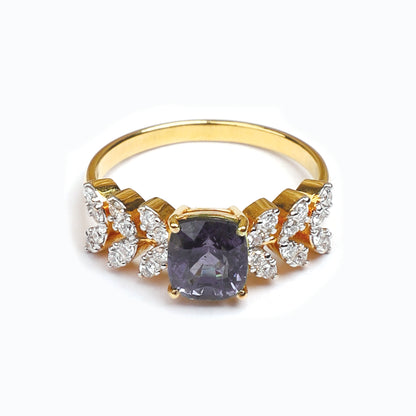 Bloom - Spinel and Diamond Ring