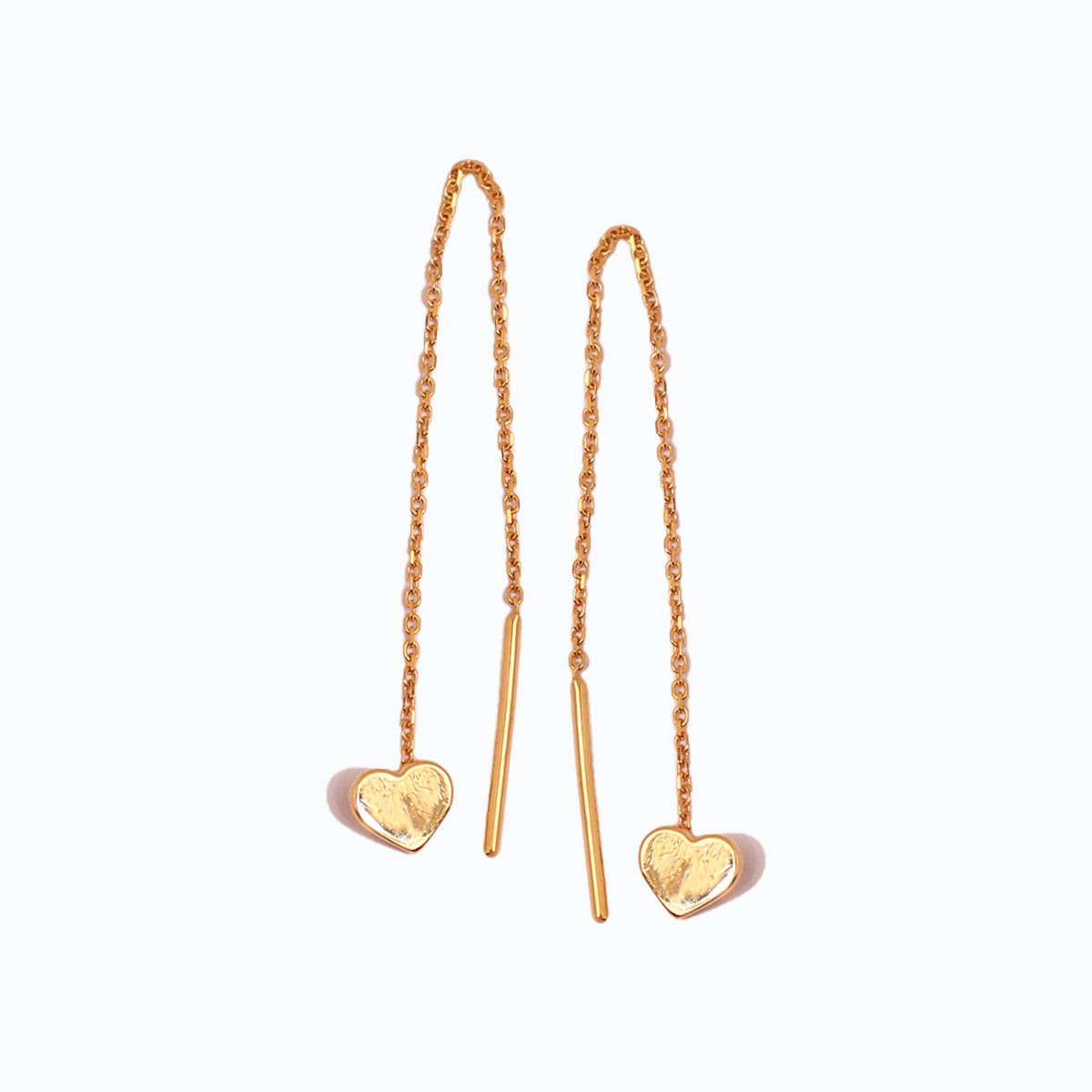 Heart Nunchaku Dangle Earring