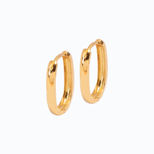 Oval Shape Earring