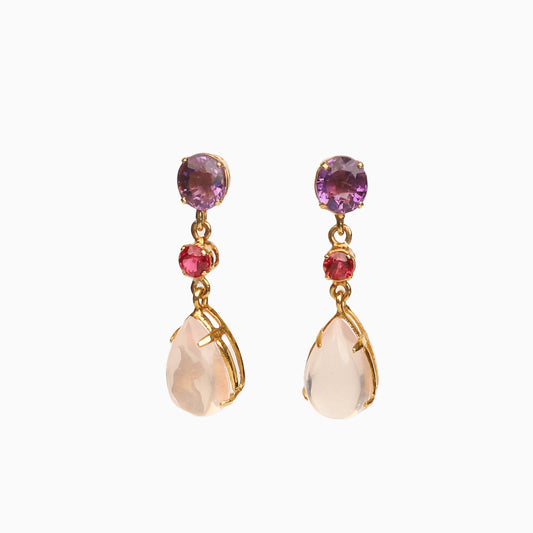 Rose Luxe Drop Earrings