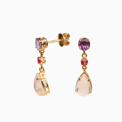 Rose Luxe Drop Earrings