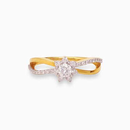 Daisy Infinity Engagement Ring