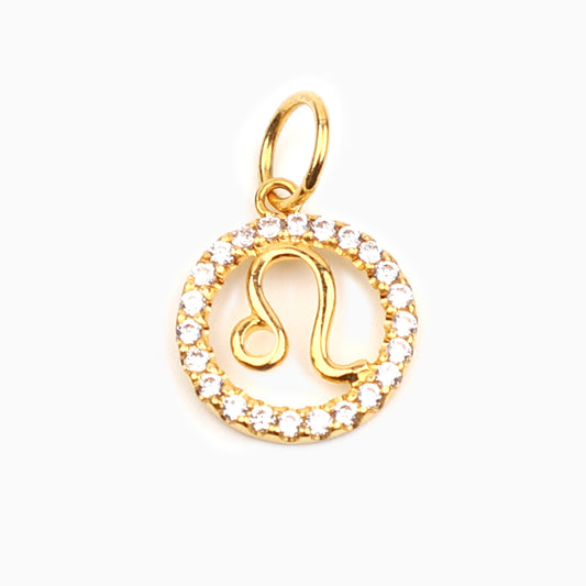 LEO - ZODIAC SIGN 18K GOLD PENDANT