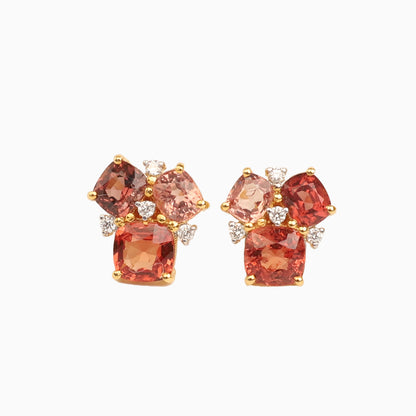 Bliss Tiger Flower Earrings