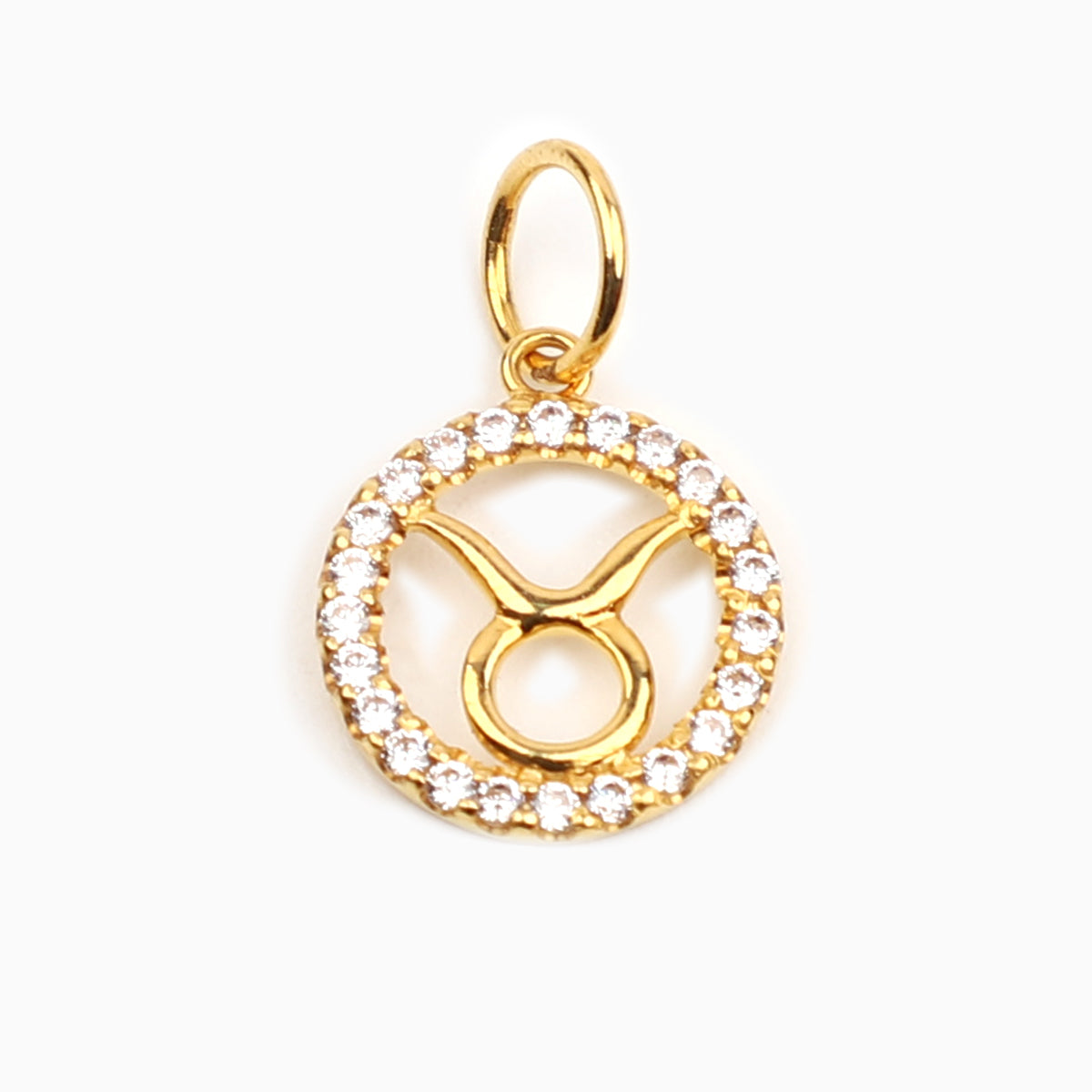 TAURUS - ZODIAC SIGN 18K GOLD PENDANT