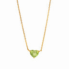 AMOUR Heart Peridot Necklace