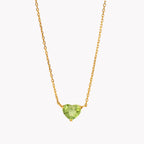 AMOUR Heart Peridot Necklace