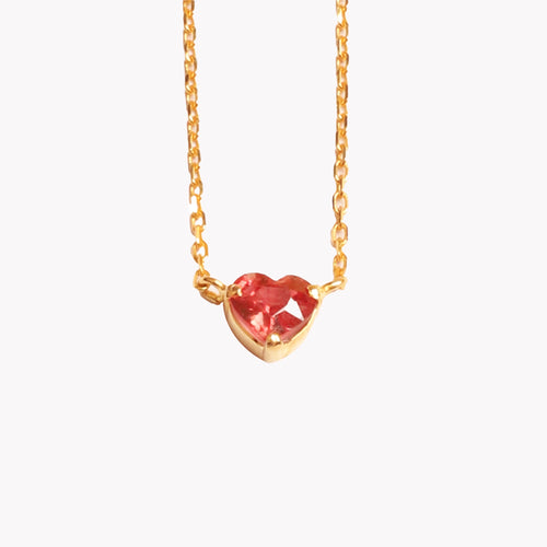 AMOUR Heart Red Spinel Necklace
