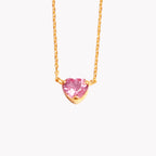 AMOUR Heart Pink Spinel Necklace