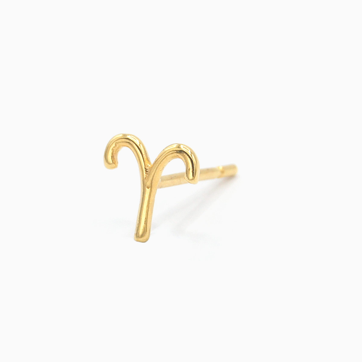 ARIES - ZODIAC SIGN 18K GOLD EARRINGS