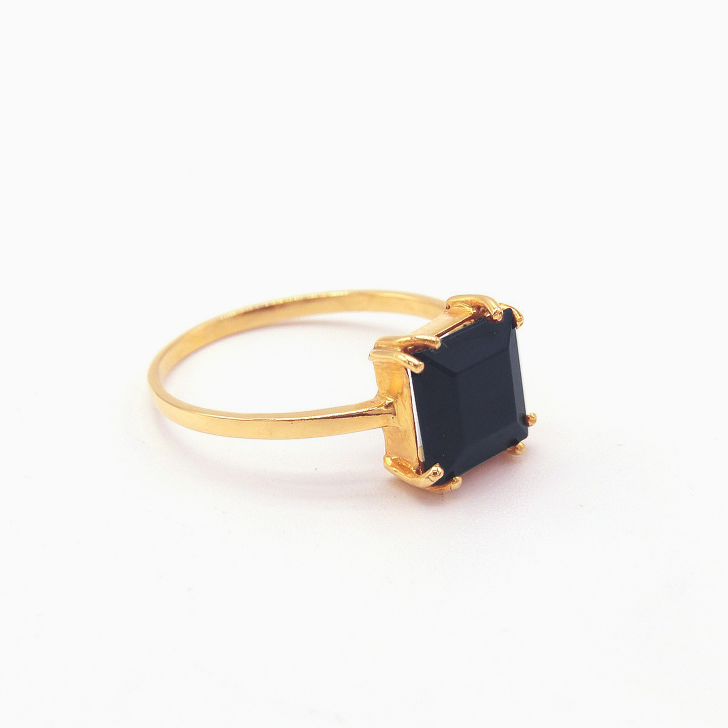 Square Onyx Rings