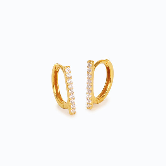 Bar Hoop Earrings