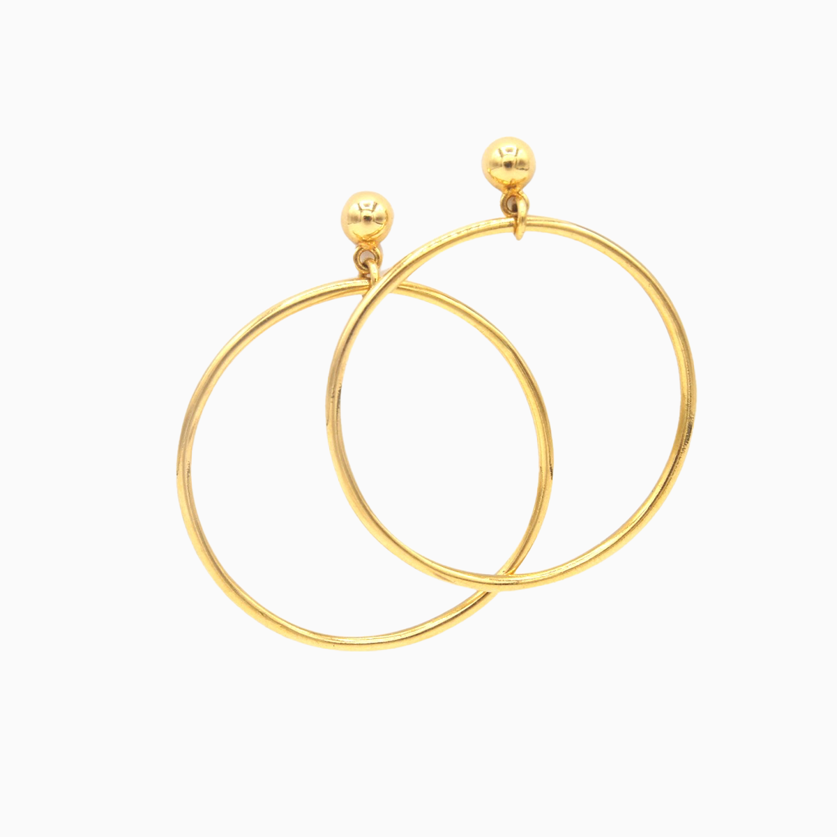 Big Circle Dangle Earring