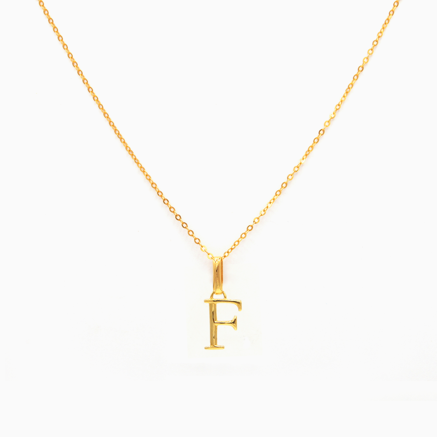 Alphabet Pendant (Gold)