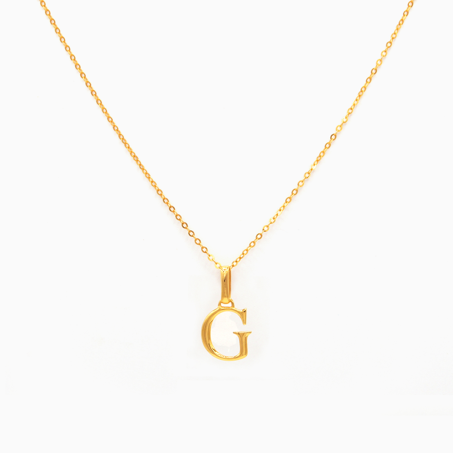 Alphabet Pendant (Gold)