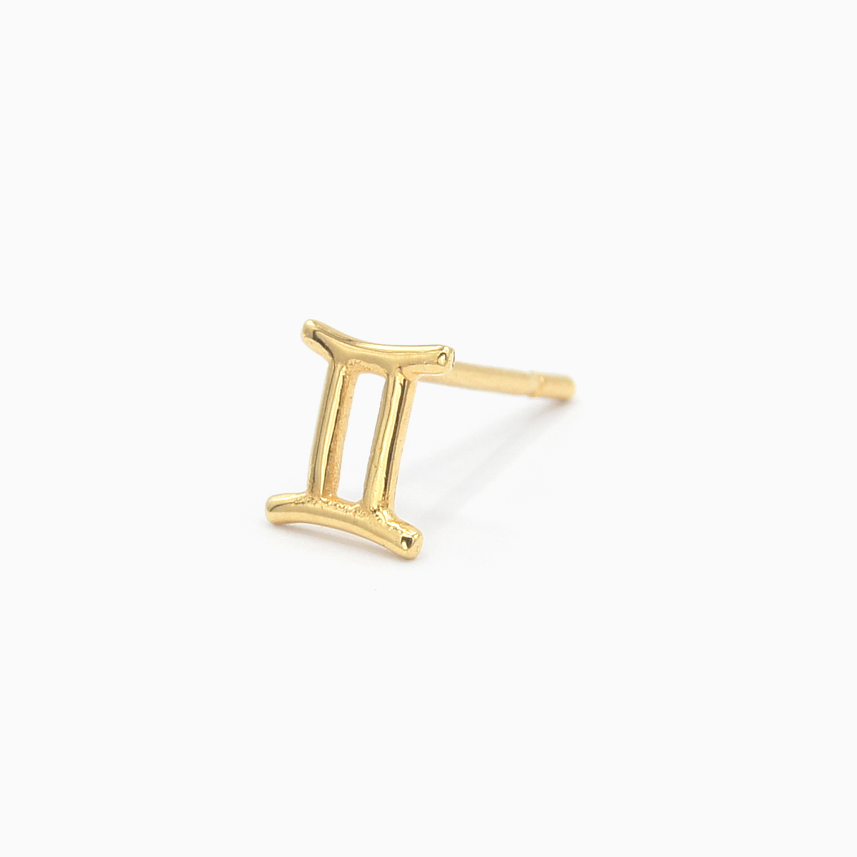 GEMINI - ZODIAC SIGN 18K GOLD EARRINGS