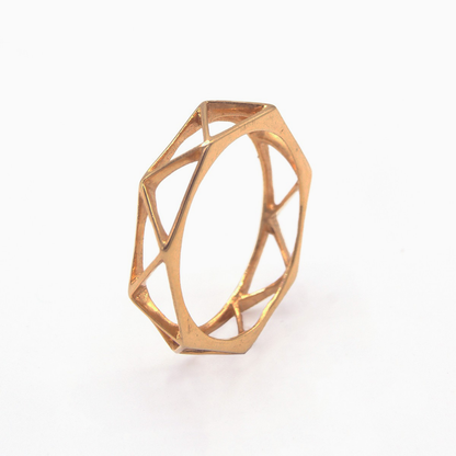 Geometric Series - Triangle Ring