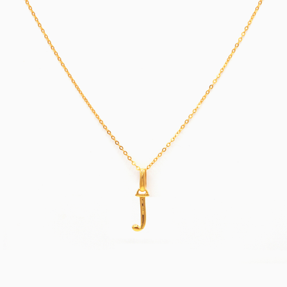 Alphabet Pendant (Gold)