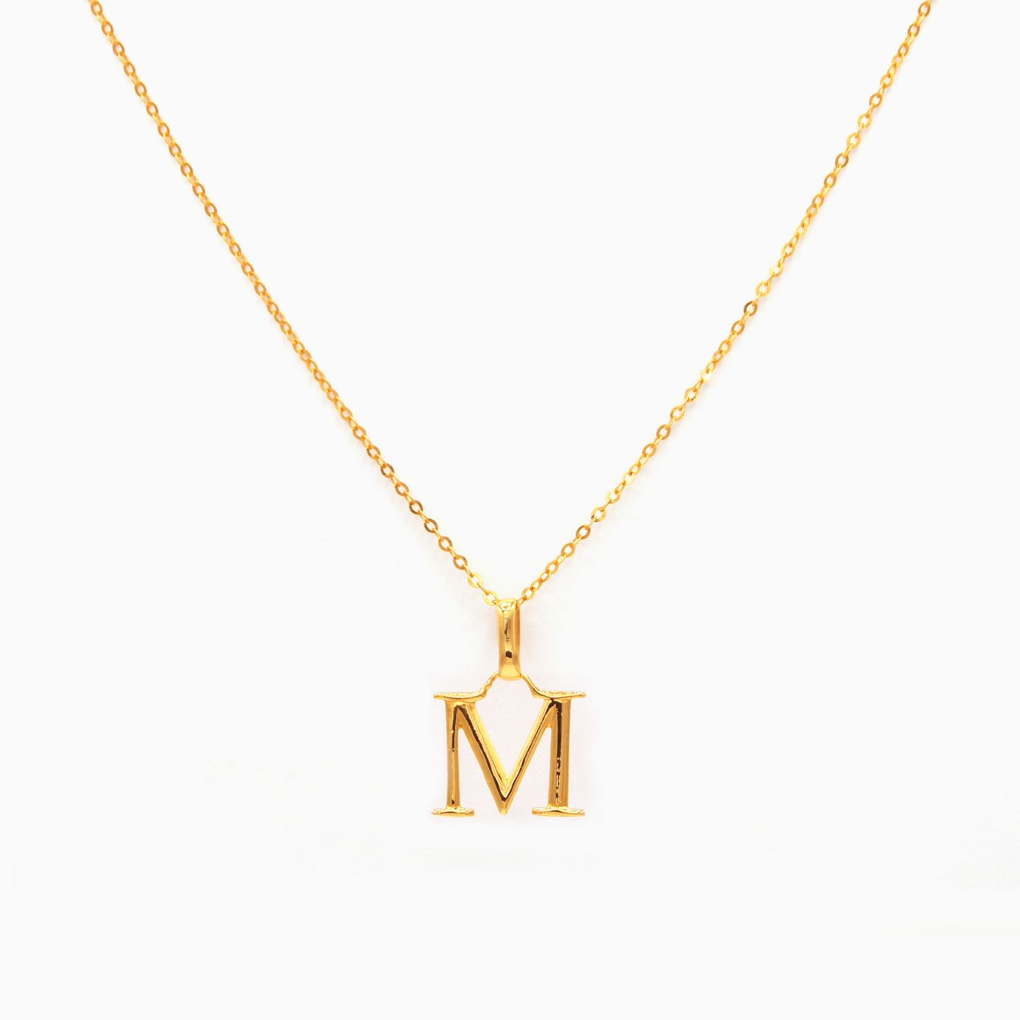 Alphabet Pendant (Gold)