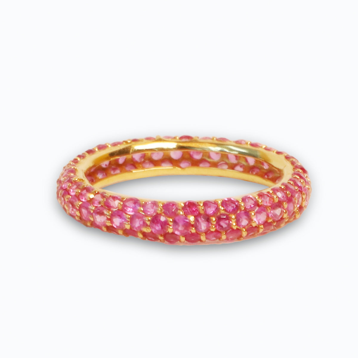 Elegant Ruby Eternity Ring