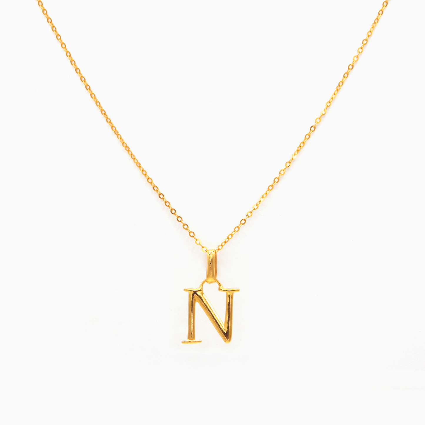 Alphabet Pendant (Gold)