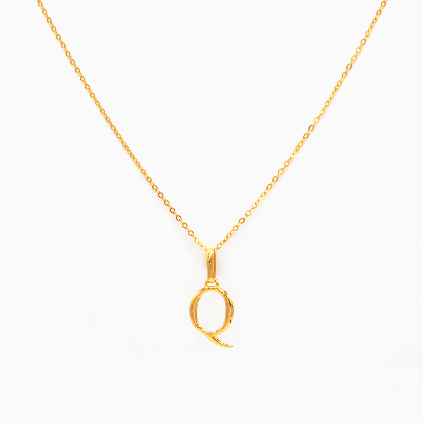 Alphabet Pendant (Gold)