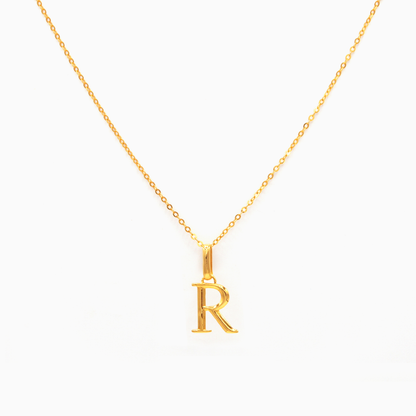 Alphabet Pendant (Gold)