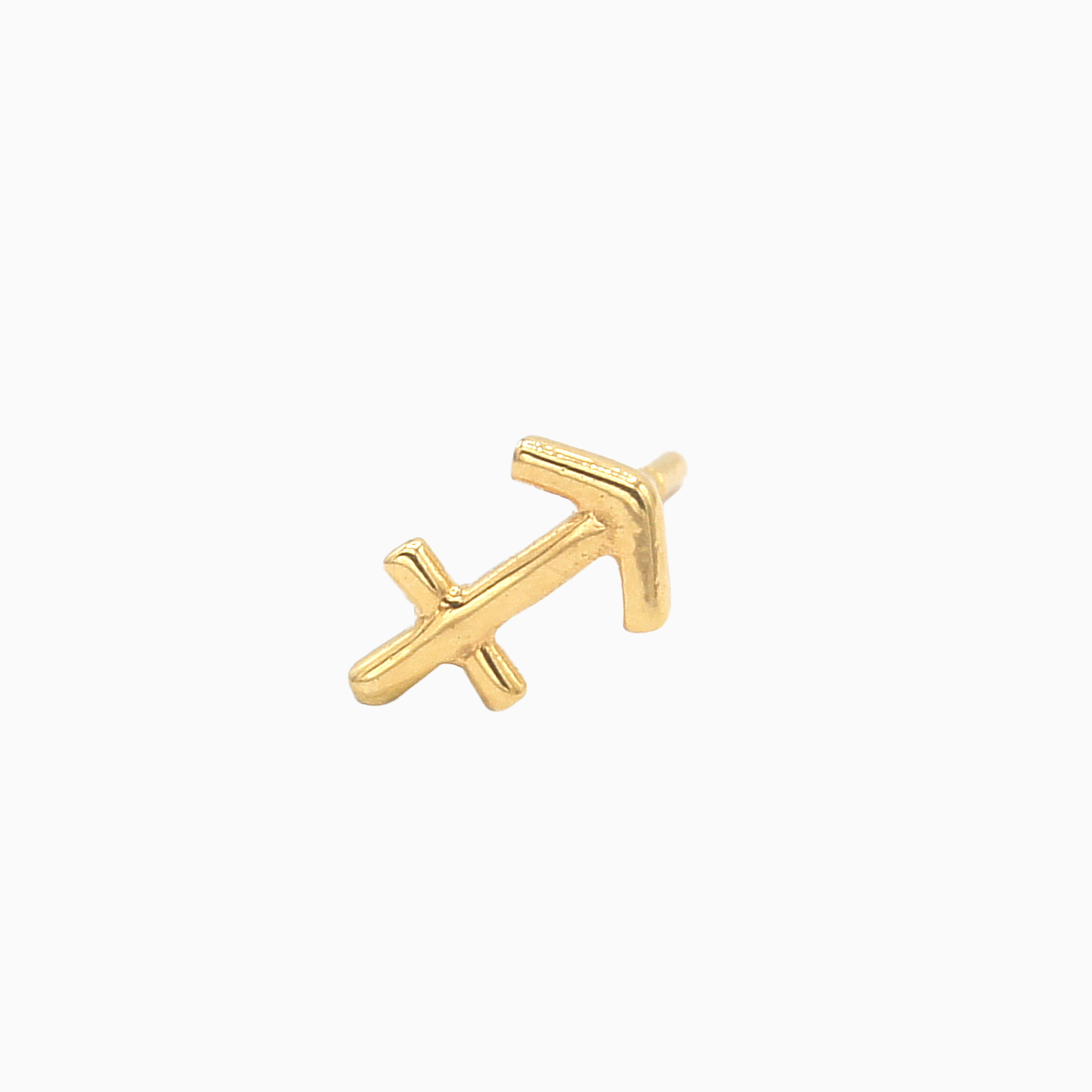 SAGITTARIUS - ZODIAC SIGN 18K GOLD EARRINGS