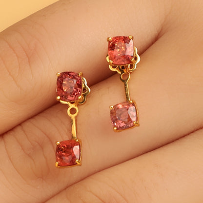 Spinel Jacket Earrings