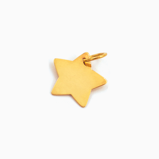 Star Engraving Charm