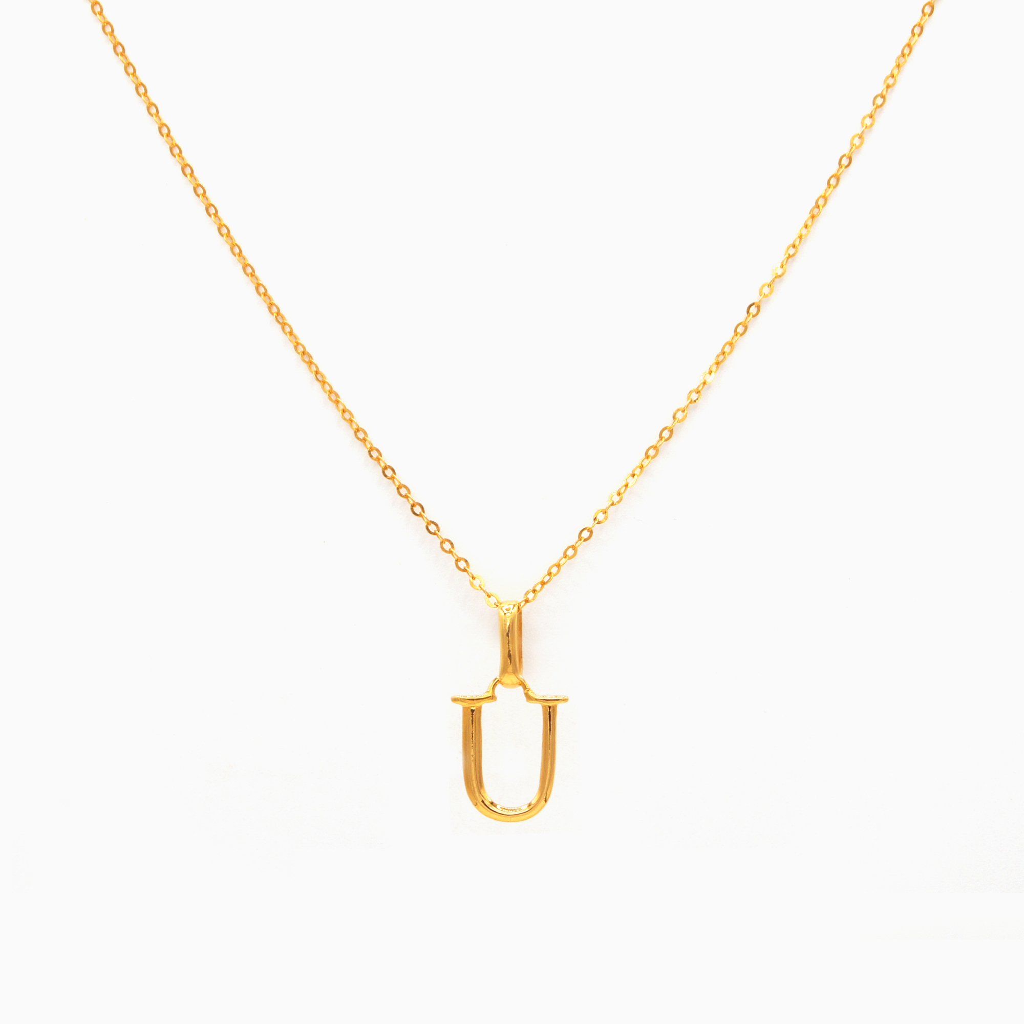 Alphabet Pendant (Gold)