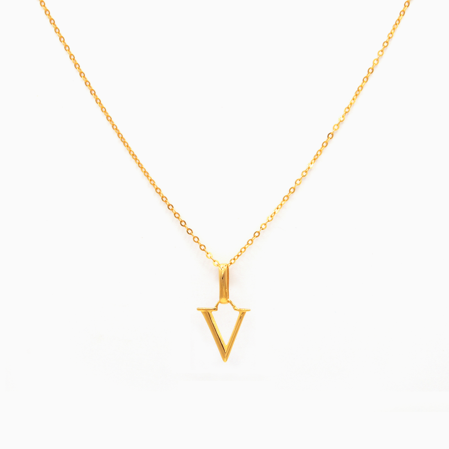 Alphabet Pendant (Gold)