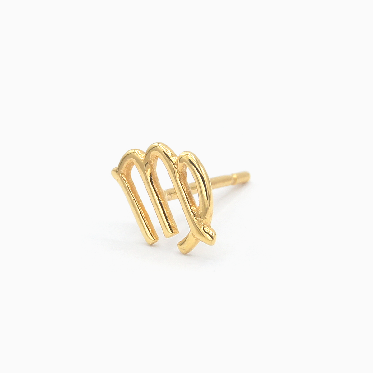 VIRGO - ZODIAC SIGN 18K GOLD EARRINGS