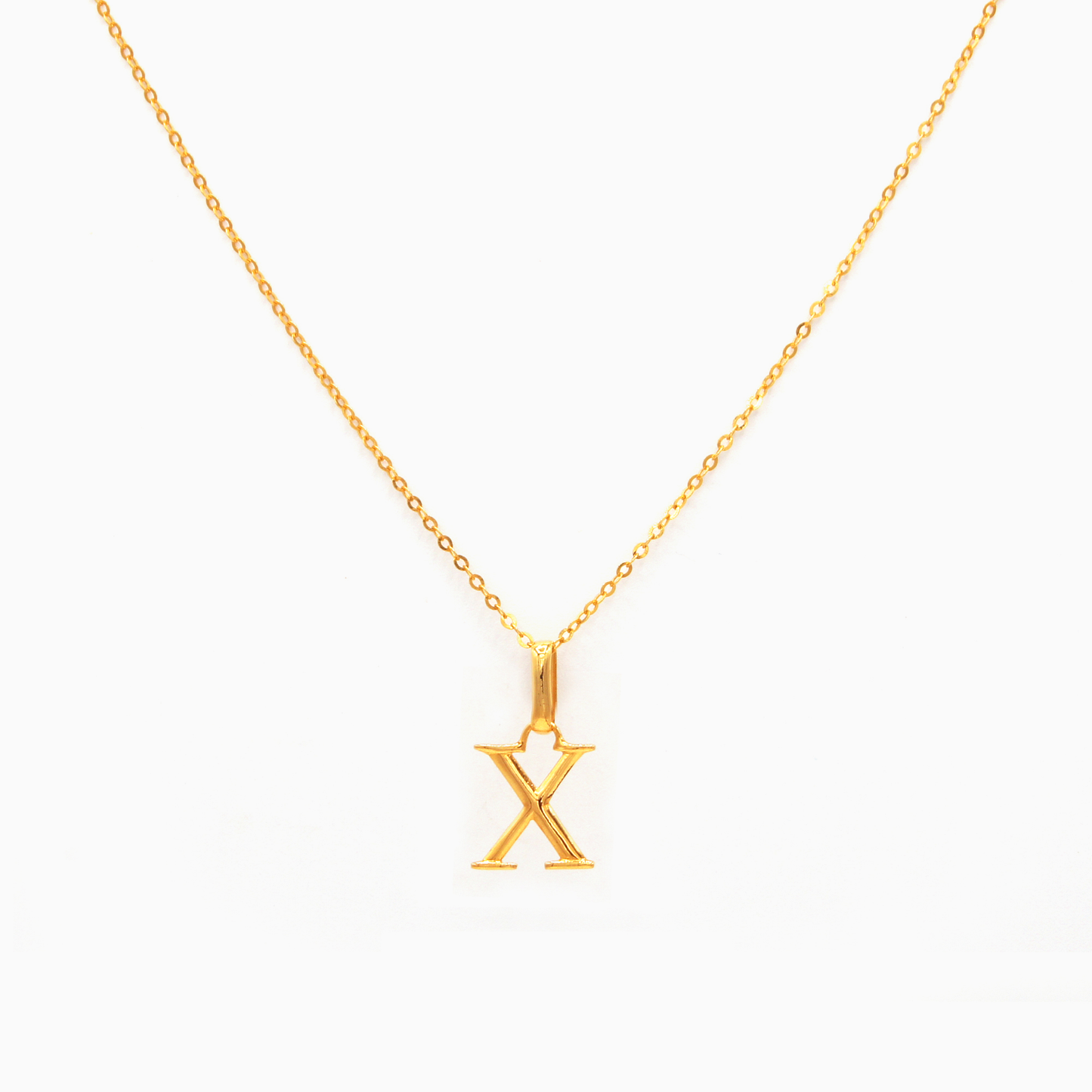 Alphabet Pendant (Gold)