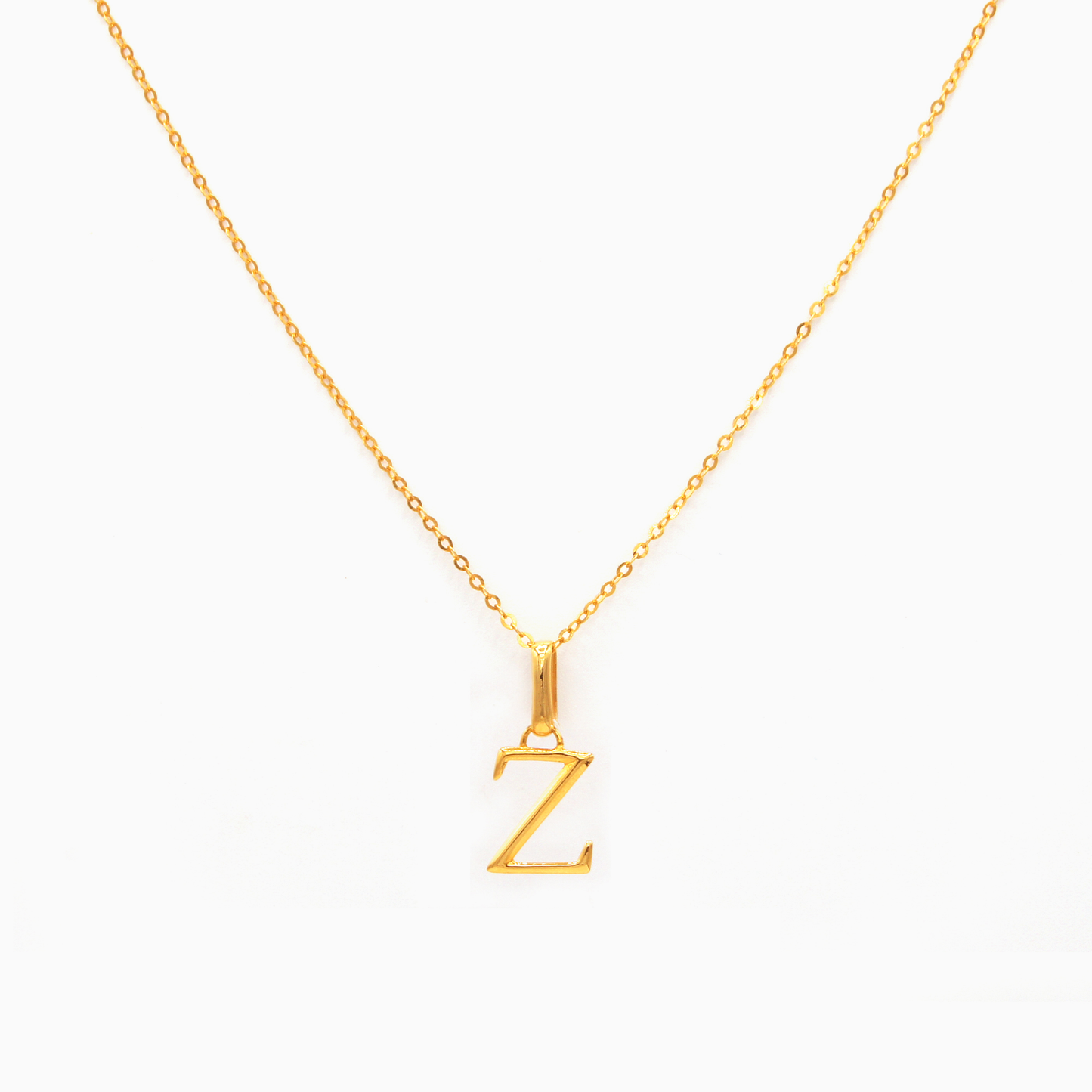 Alphabet Pendant (Gold)