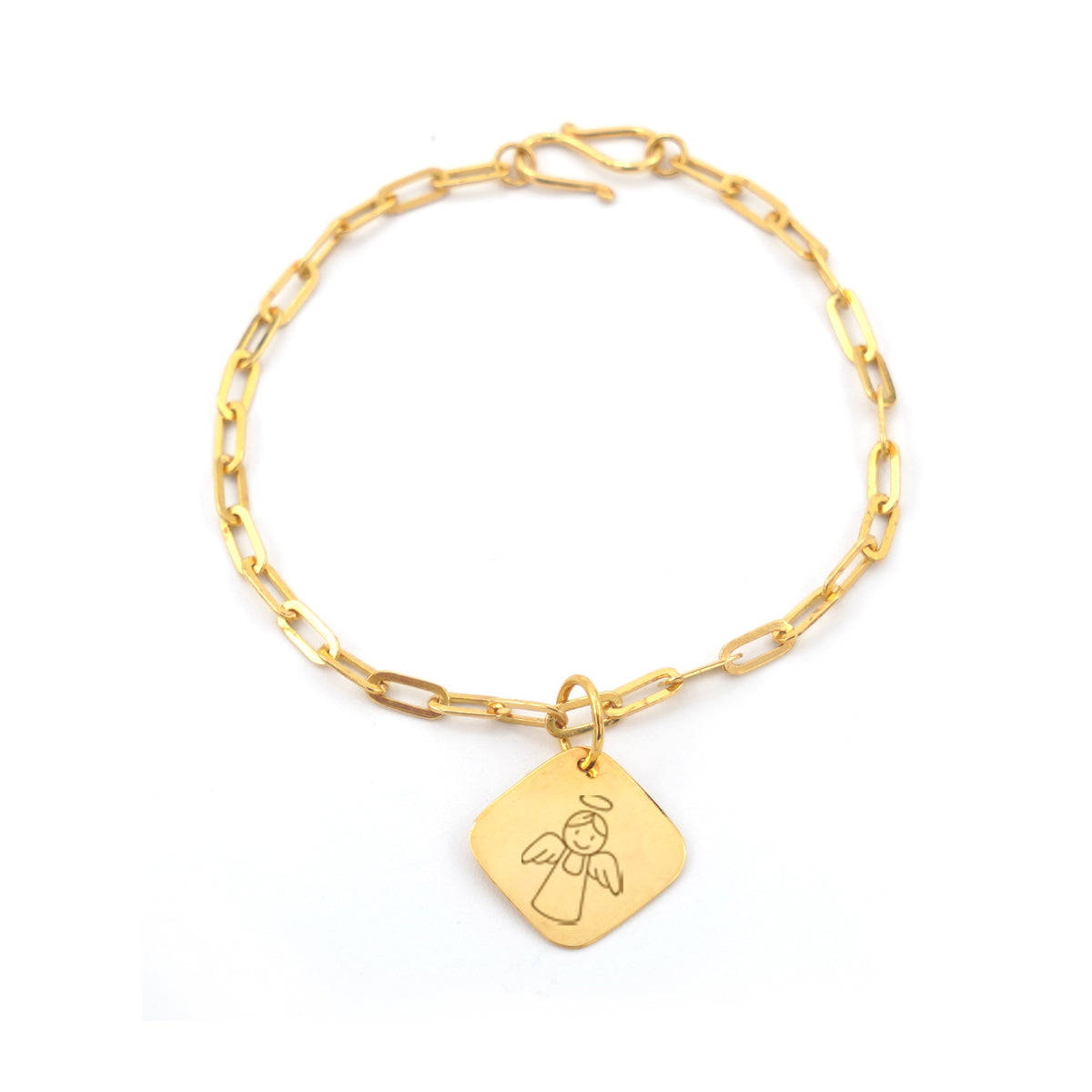 Octagonal Engraving Charm