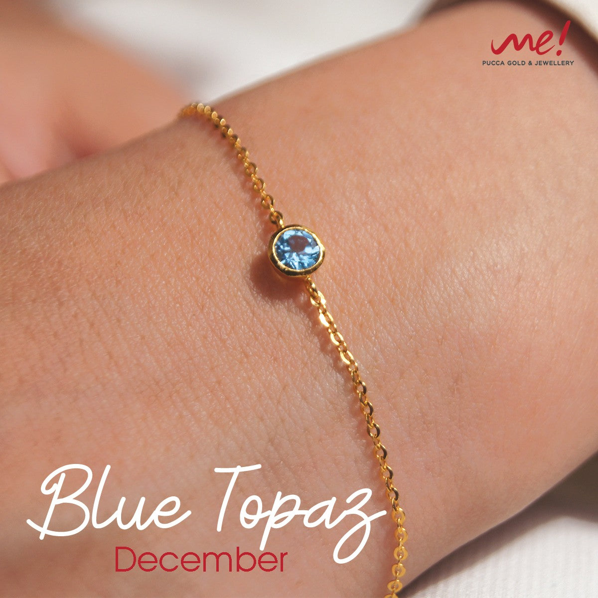 Birthstone Bracelet (December)