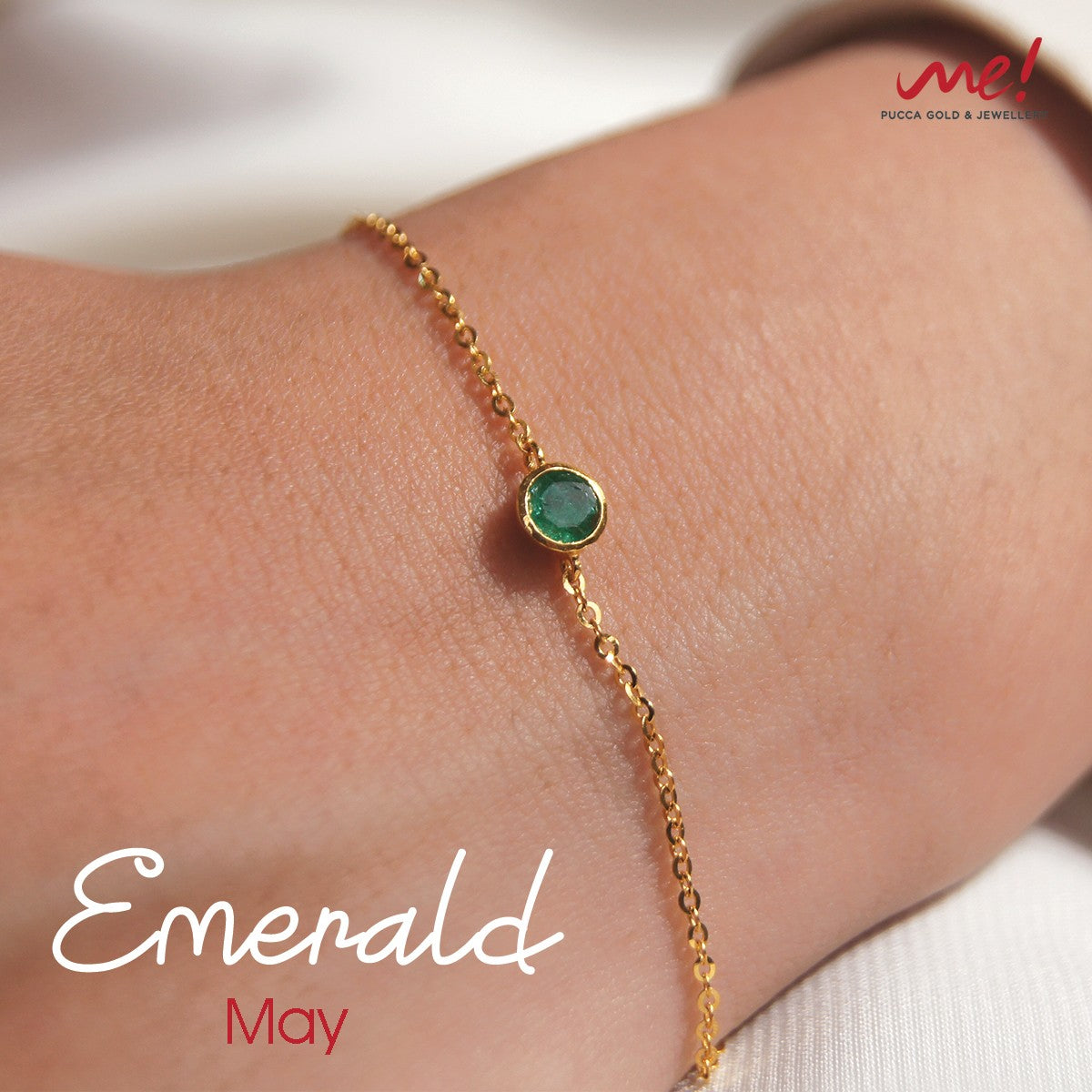 Birthstone Bracelet (May)