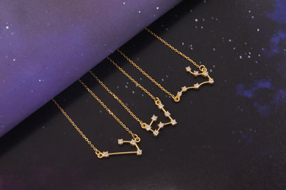 ARIES - CONSTELLATION 18K GOLD NECKLACE